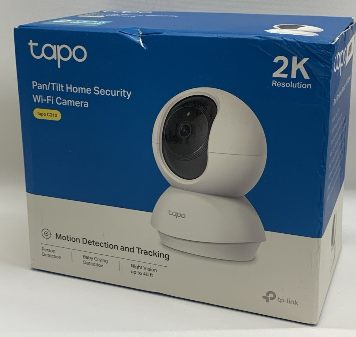 Tapo C210 Indoor Pan/Tilt Home Security Wi-Fi Camera Motion Detection & Tracking