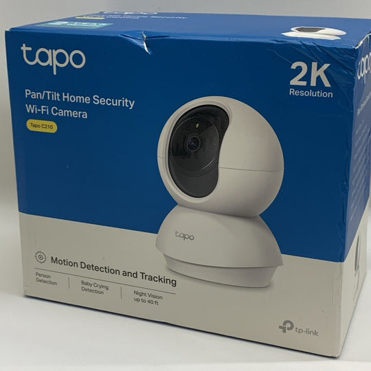 Tapo C210 Indoor Pan/Tilt Home Security Wi-Fi Camera Motion Detection & Tracking