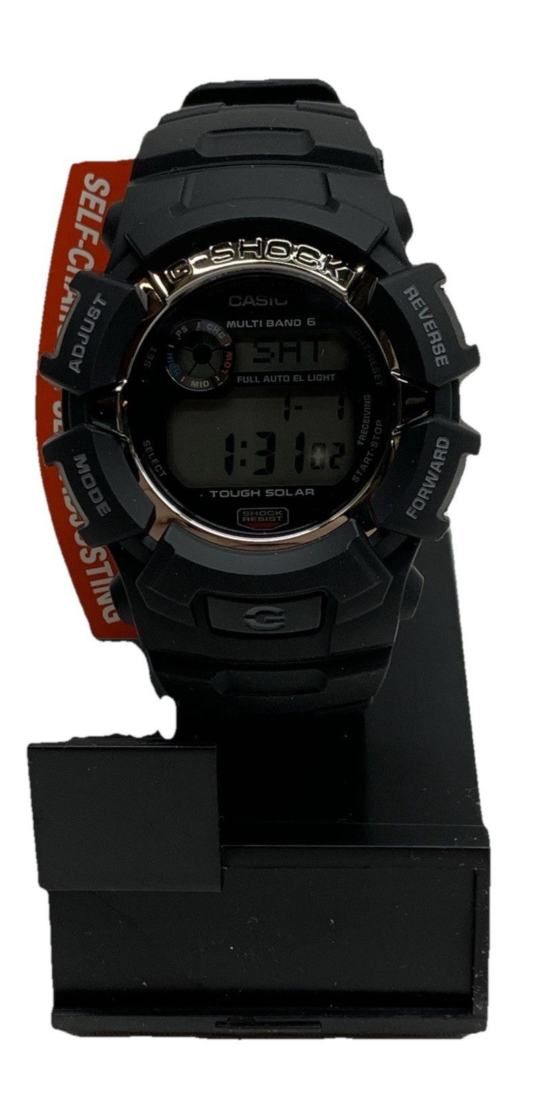 Casio GW2310-1 Men's G-Shock Digital Dial Black Resin Atomic World Timers Watch