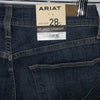 Ariat Pasadena High Rise Relaxed Straight Leg Fit Jeans Size 28s Long Pants
