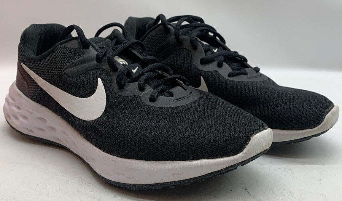 Nike BQ3207-002 Revolution 5 Running Shoes Women's Size 11 Black/White Lace-up