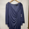 SL Fashions Women's Sequin Lace Chiffon Caplet Wedding Formal Dress Size 12