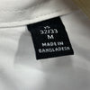 Van Heusen Mens Regular-Fit White Button Dress Shirt Size M Long Sleeve Collared