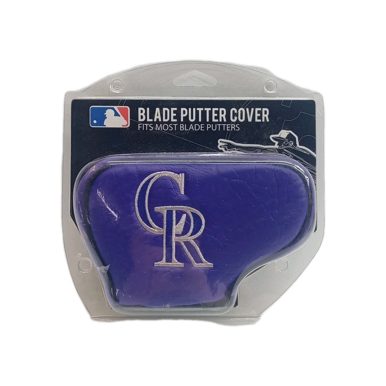 Colorado Rockies MLB Golf Club Head Cover Embroidered Fits Most Blade Putter Pur