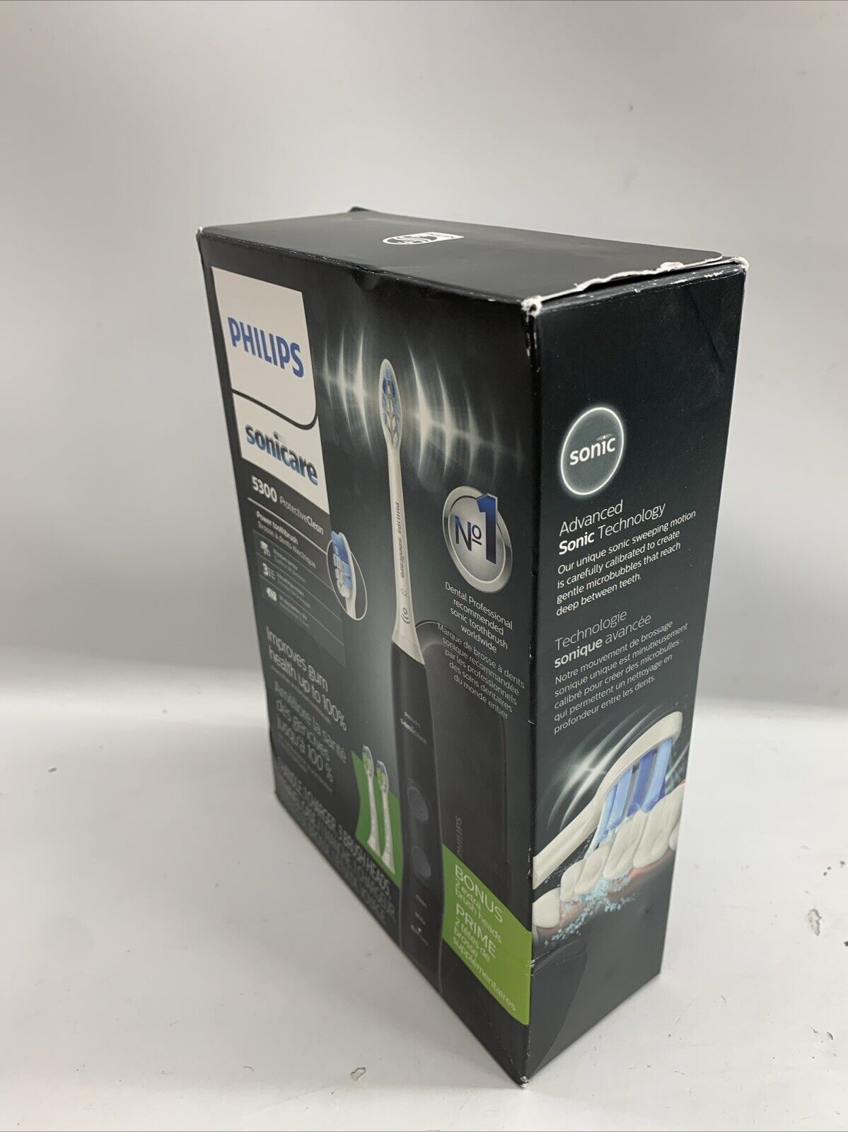 Philips Sonicare ProtectiveClean 5300 Rechargeable Electric Toothbrush, Black