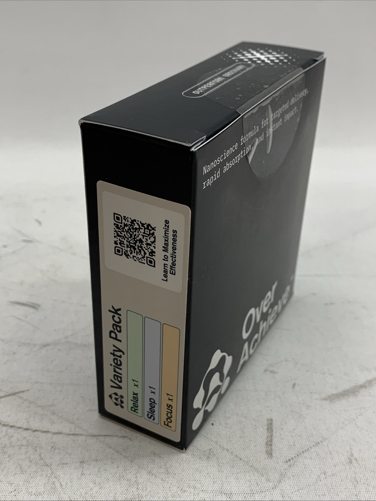 OverAchieve Variety Pack Focus, Sleep and Relax Liquid Dietary Supplement 2fl.oz