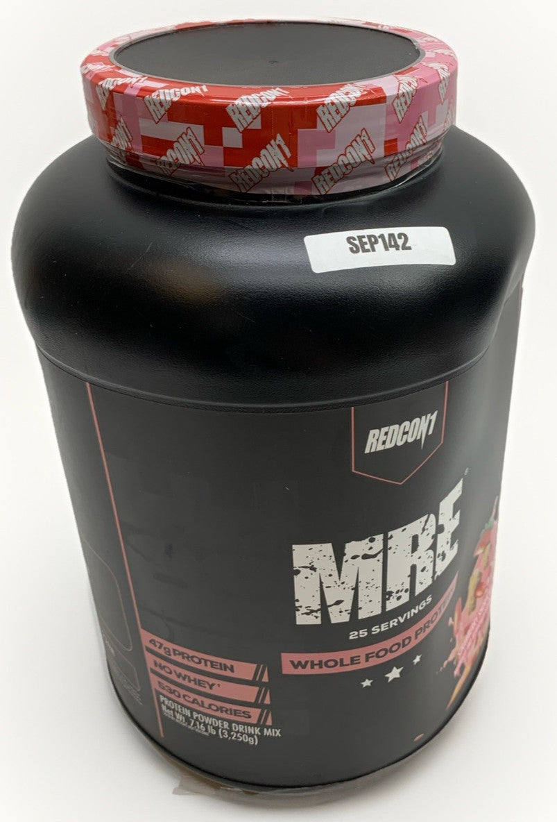 Redcon1 MRE Meal Replacement Protein Powder Real Whole Food 7LBS Strawberry