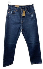 Levi's 501 Jeans Women's Cropped Straight Leg High Rise Distressed Size 28x26