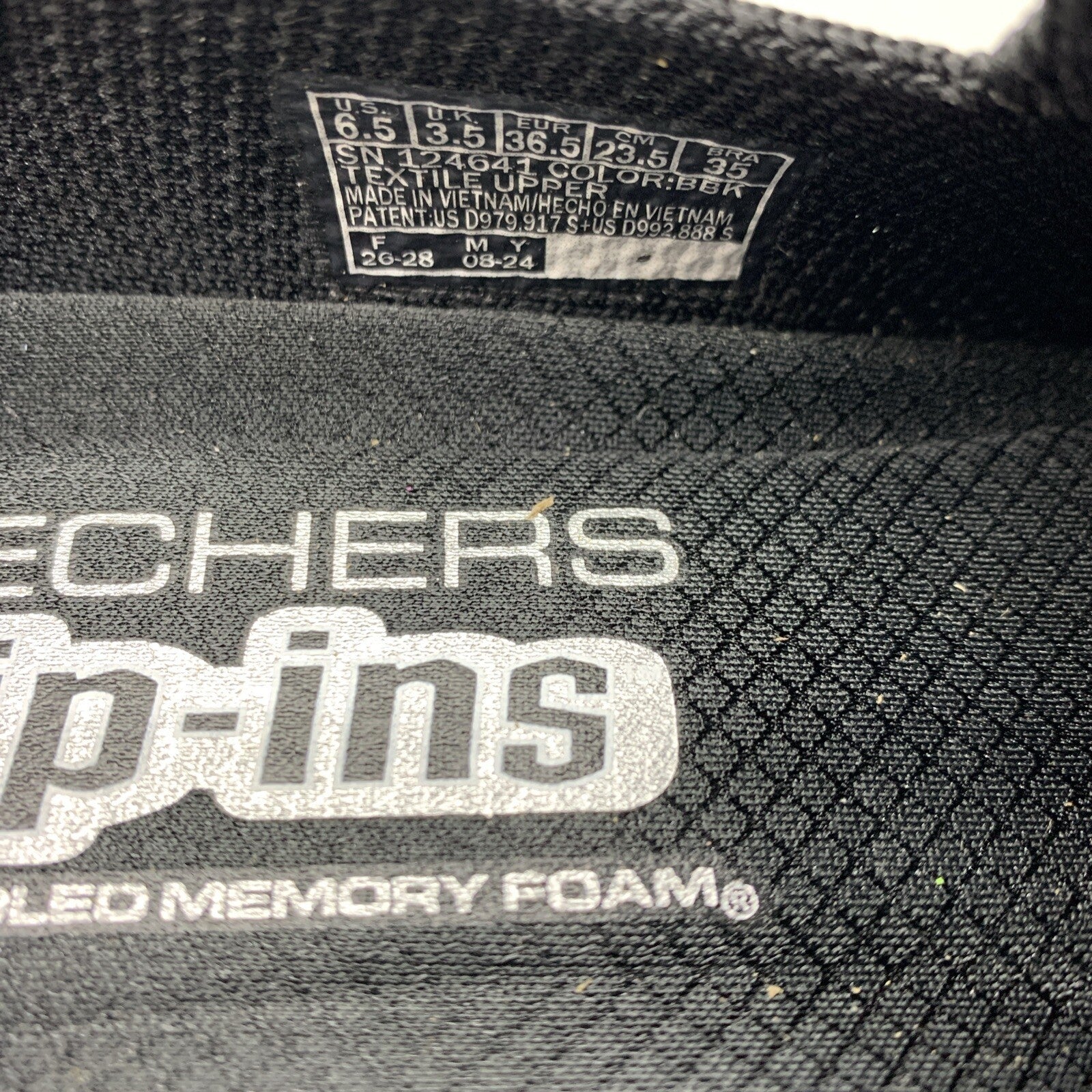 Skechers Women Slip Ins Gowalk Joy Vela Comfortable Shoes Black Size 6.5 Sneaker