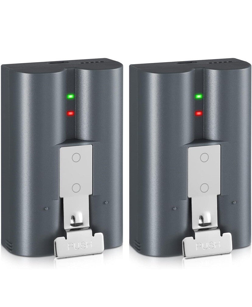 6040mAh Rechargeable Battery Compatible with Ring-Video Doorbell 2/3/4 - 2 Packs