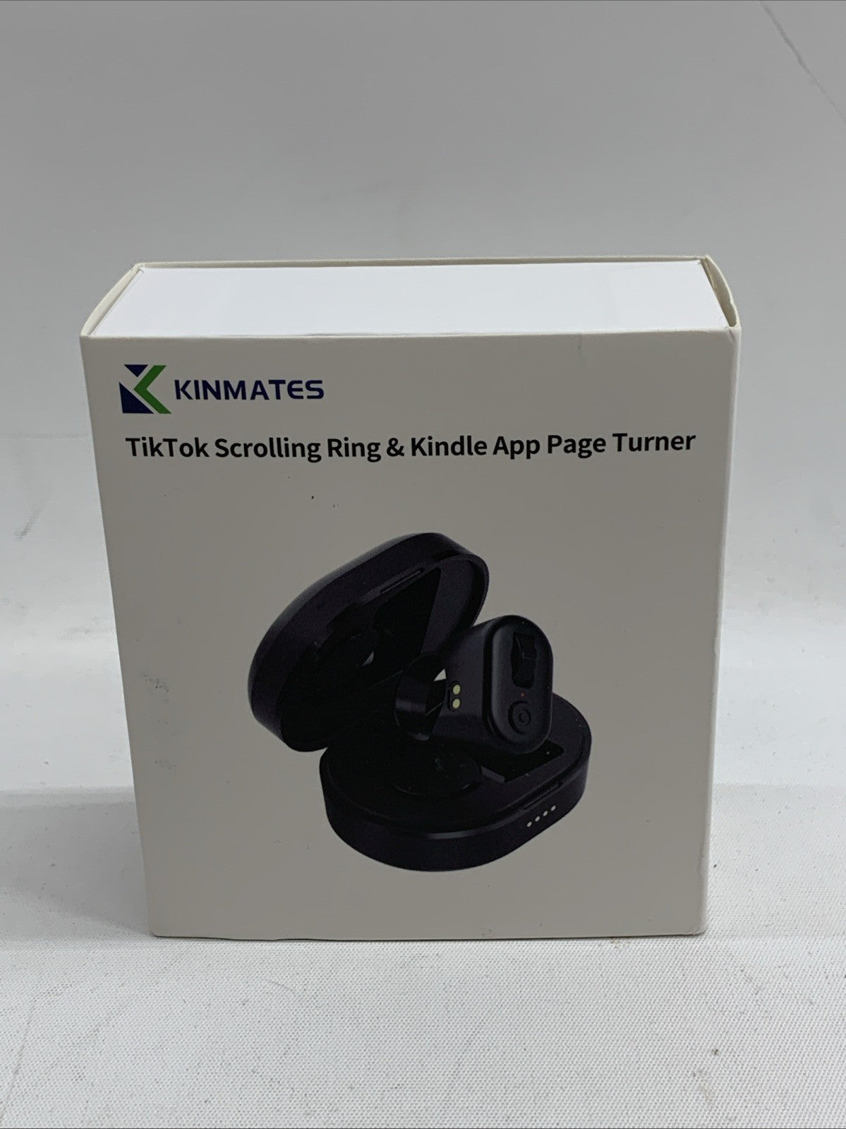 KINMATES Tiktok Scrolling Ring Page Turner for Kindle App Remote Control Black