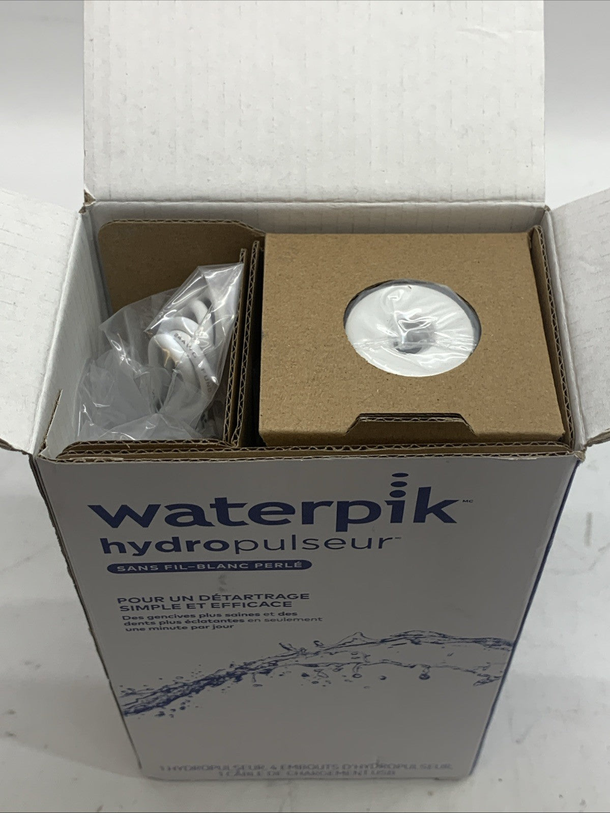 Waterpik Cordless Pearl Water Flosser WF-13 Portable for Teeth Gums Braces Care