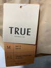 True & Co MEDIUM Body Boost Wireless Hook Back Push Up T-shirt Bra Beige Size M
