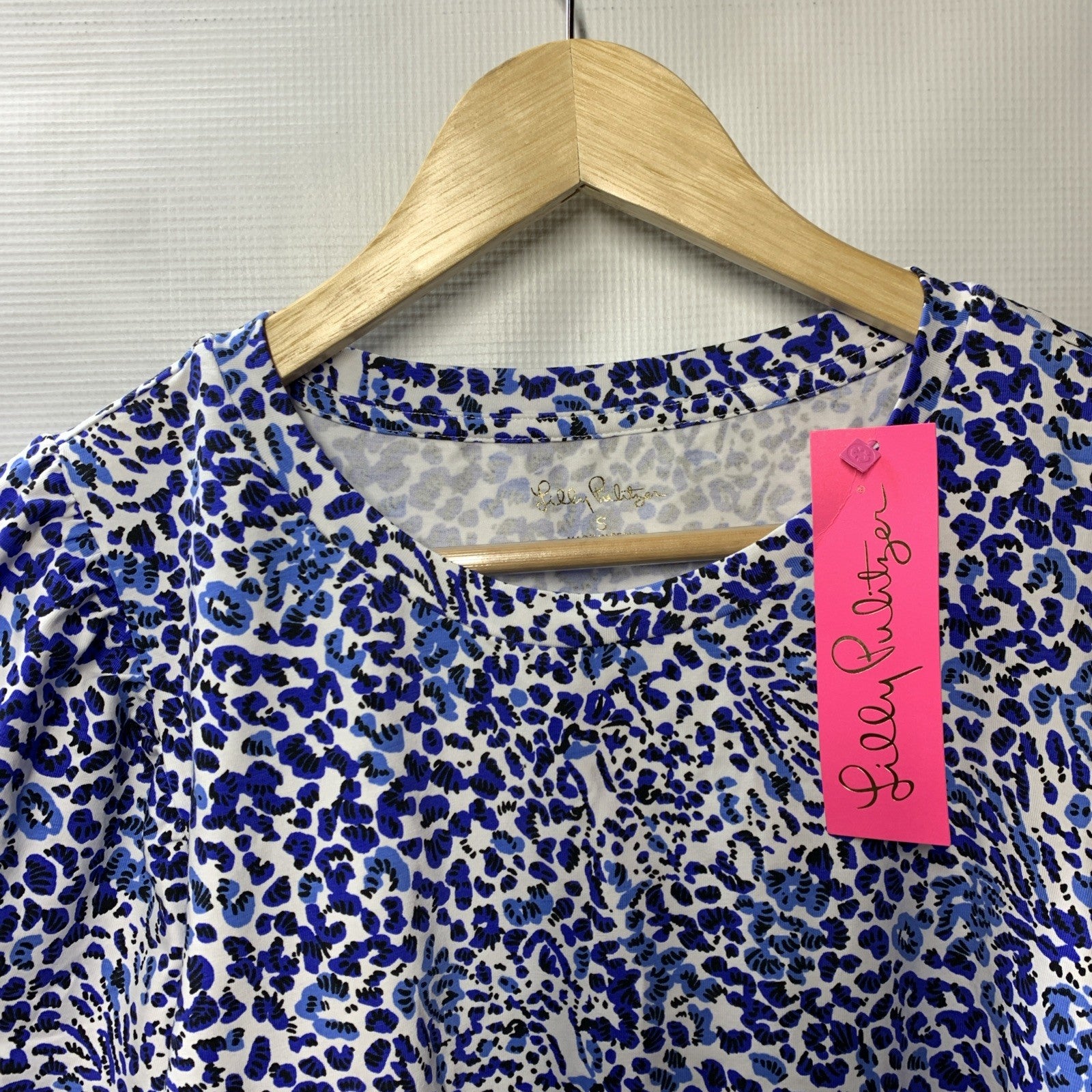 Lilly Pulitzer Women's Rhett Knit Top S Resort White Twisted 008548 Short Sleeve