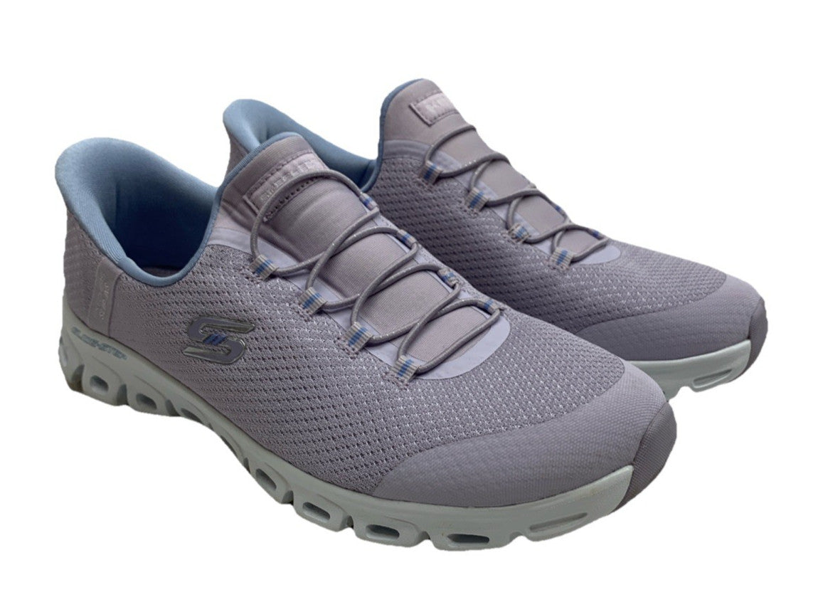 Skechers Women's Glide-Step-Pursuit Hands Free Slip-ins Sneaker Pull-On Lavender