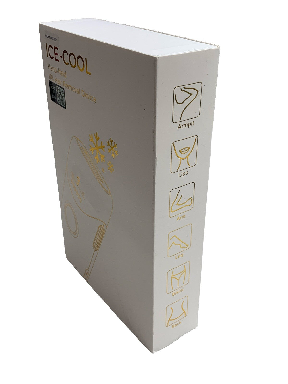 Ice-cool Handheld IPL Hair Removal Device for Nearly Painless & Long-Lasting