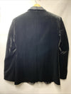 GRACE KARIN Mens Velvet Blazer One Button Shawl Lapel Slim Fit Suit Size S Black