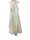 Calvin Klein Women's Sleeveless V-neck High Low Dress White CD7B144P Size 10