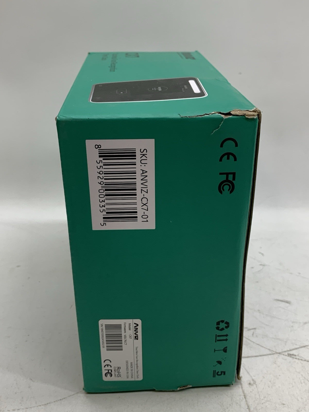 Anviz CrossChex Cloud CX7 Touchless Face Recognition Time Clock for Employees