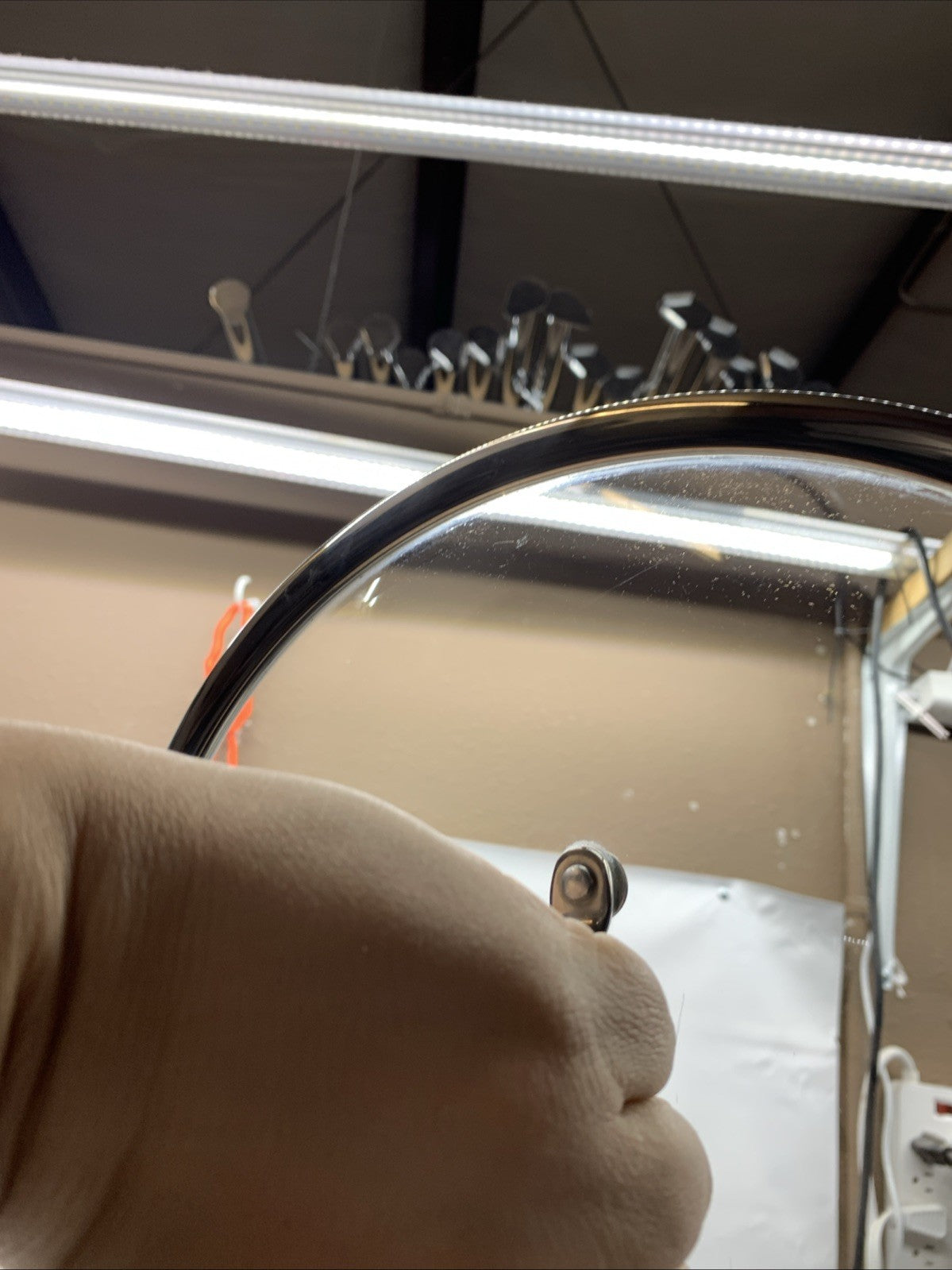 HexClad Hybrid Nonstick 12-Inch 2-Piece Cooking Wok Cookware w/Cover Lid - USED