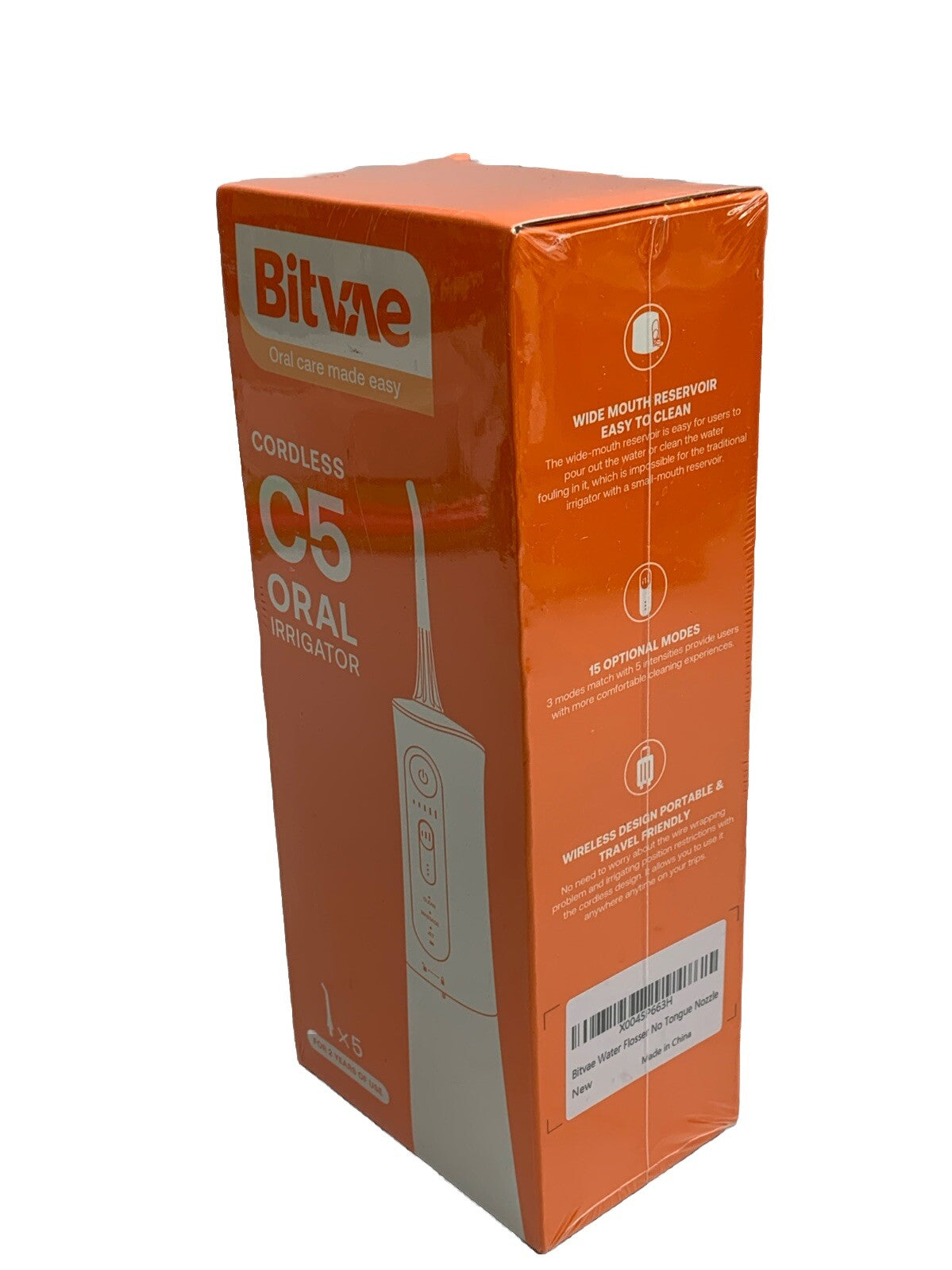 Bitvae C5 Water Dental Flosser Teeth Picks Cordless Water Flosser Oral Irrigator