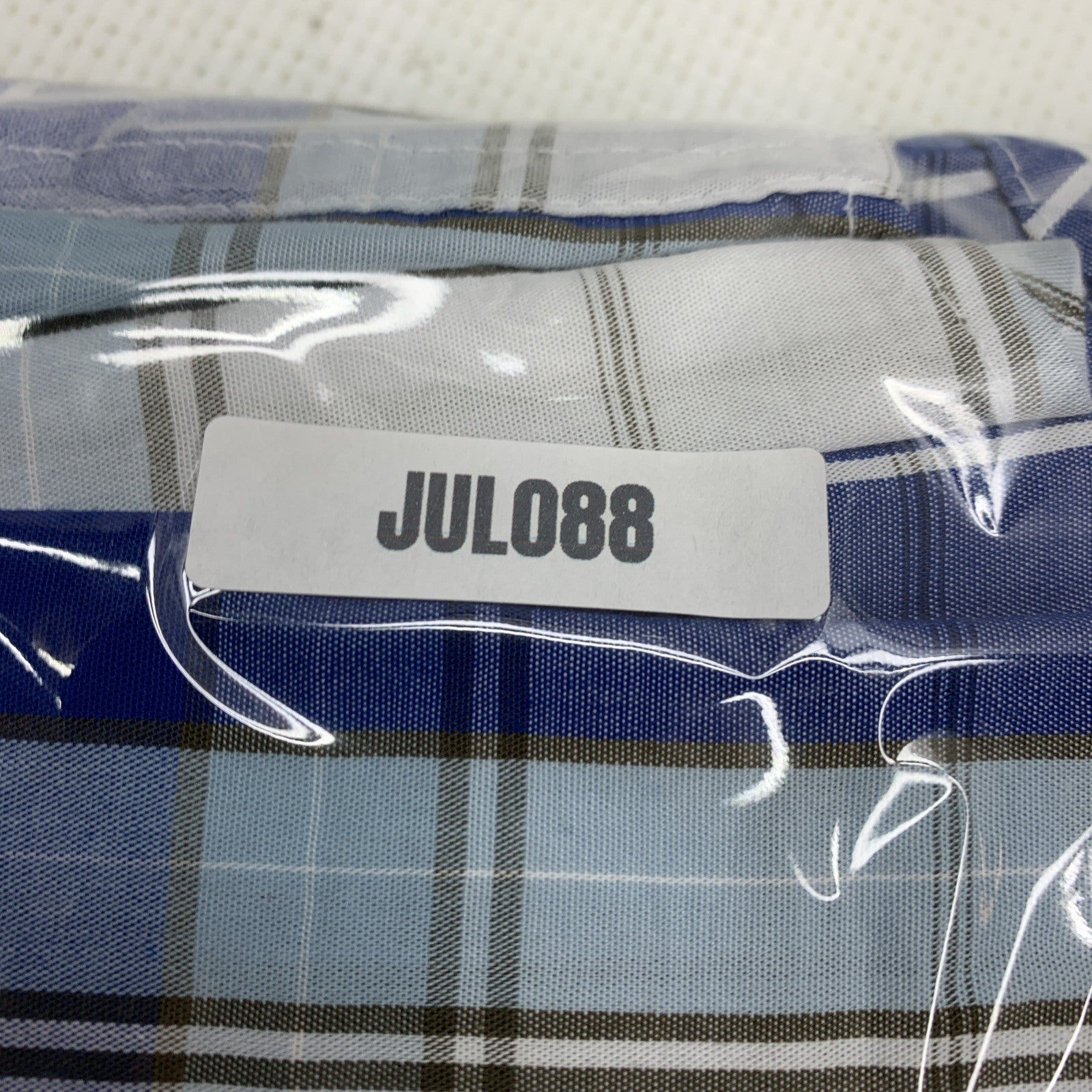 Wrangler Authentics Men's Short Sleeve Classic Plaid Woven Shirt Size 3XL/3TG