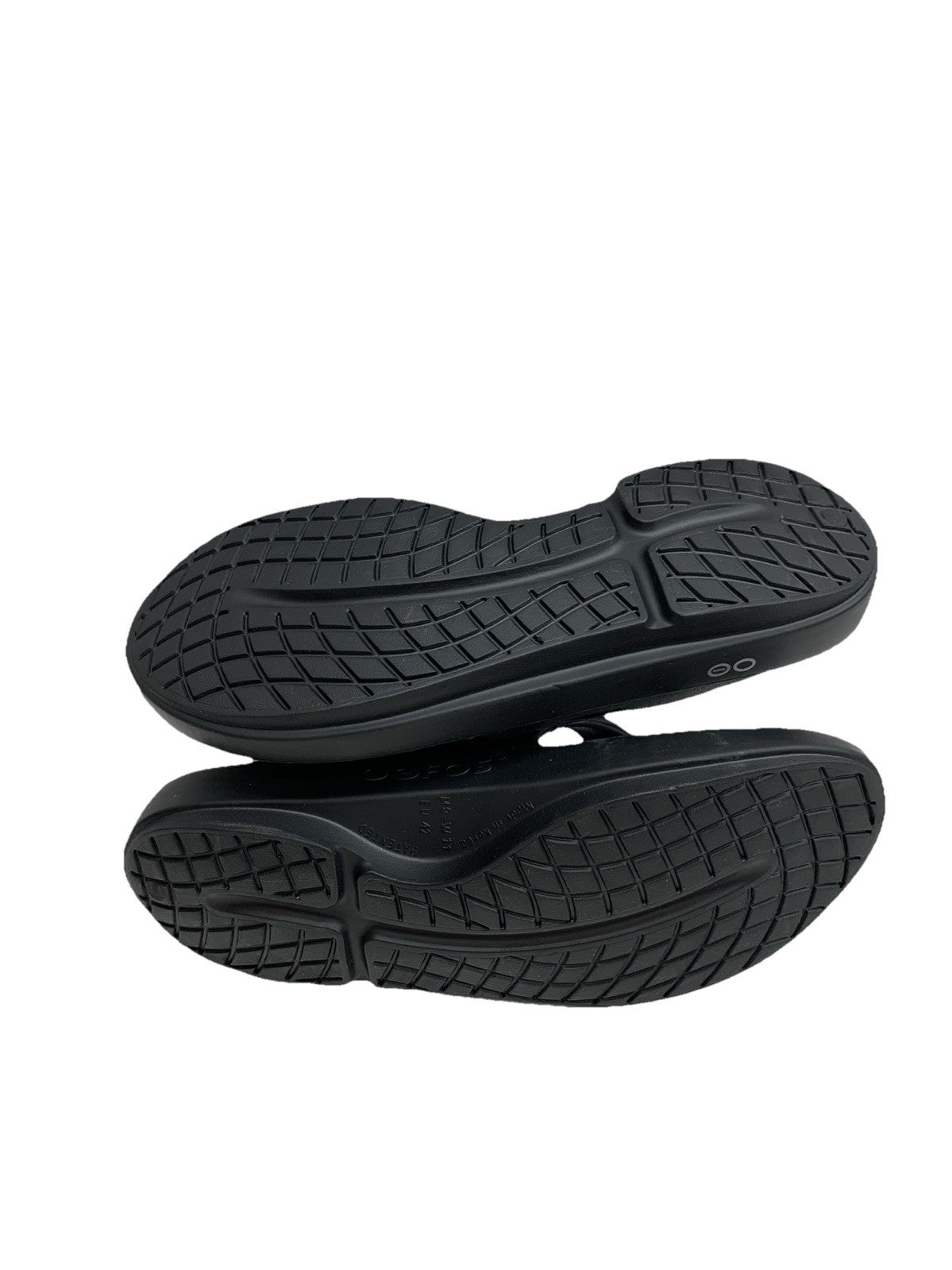 OOFOS OOmega Women's Thong Sandal Black 100% Original Size 11 Slip-on