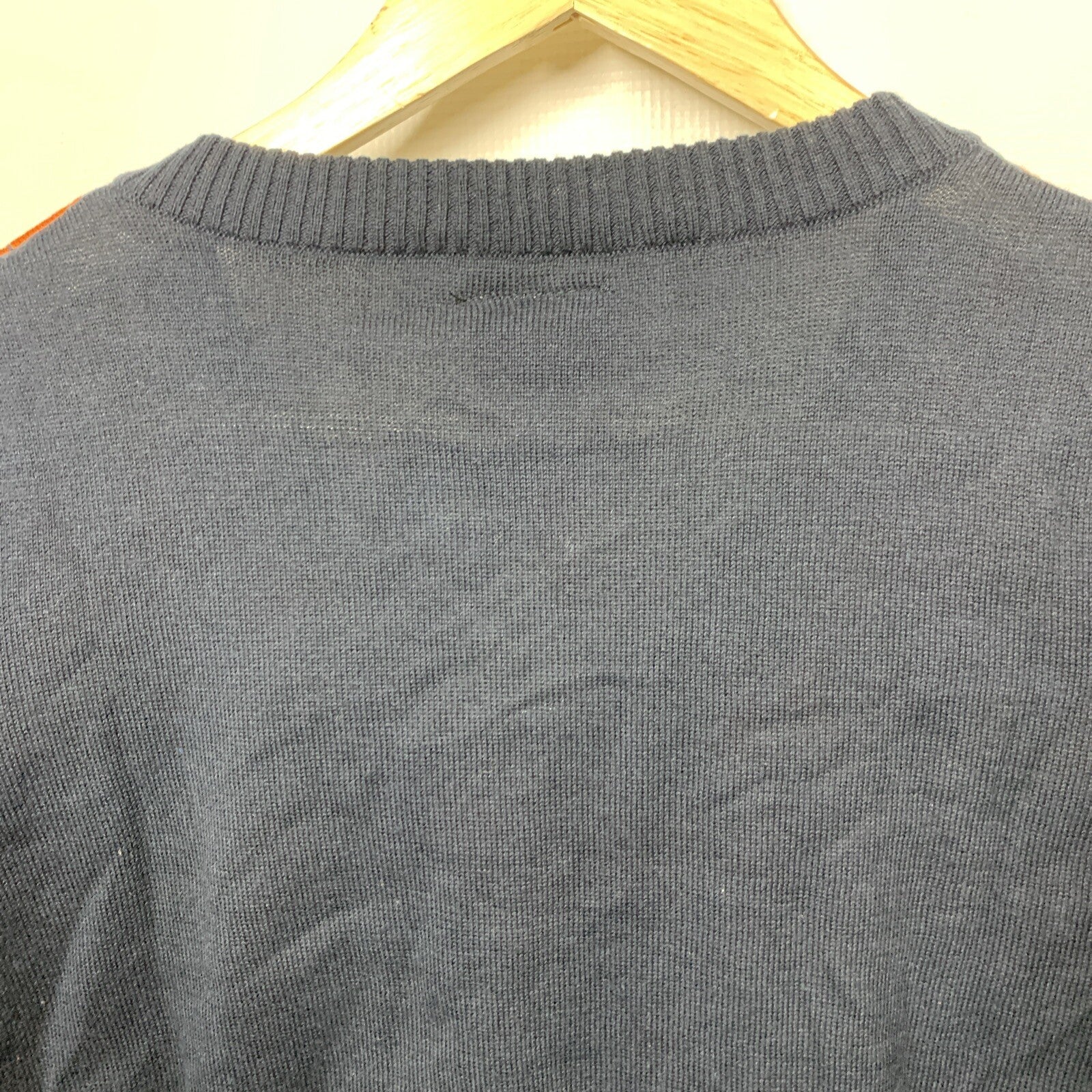 Womens NFL Chicago Bears Ugly Sweater Holiday V-Neck Small Christmas Long Sleeve