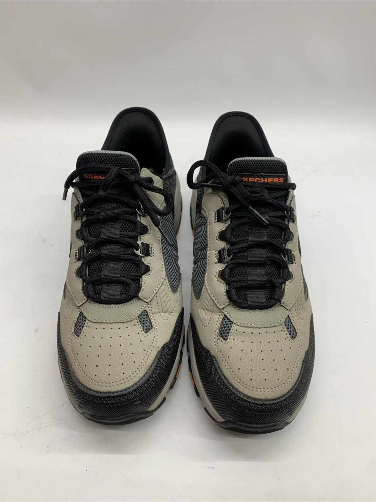 Skechers Mens Size 10.5 Vigor 3.0 Drafting Lace-up Shoe Taupe/Black 237445W/TPBK