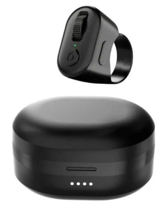 KINMATES Tiktok Scrolling Ring Page Turner for Kindle App Remote Control Black