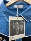 JOHN MOON Women's Embroidered Western Buttons Down Shirts Size 2XL Long Sleeve