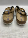 Birkenstock Women's Flip Flop Flo Metallic Sliver Size 10 Slip-on Thong Sandals