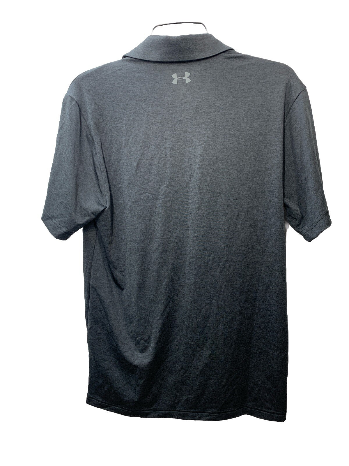 Under Armour Men's Play Off Heather Polo Shirt HeatGear Top 1351131 Black Size S