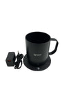 Temperature Controlled Self Heating Smart Drinking Mug ThermoTech Led 11oz Black
