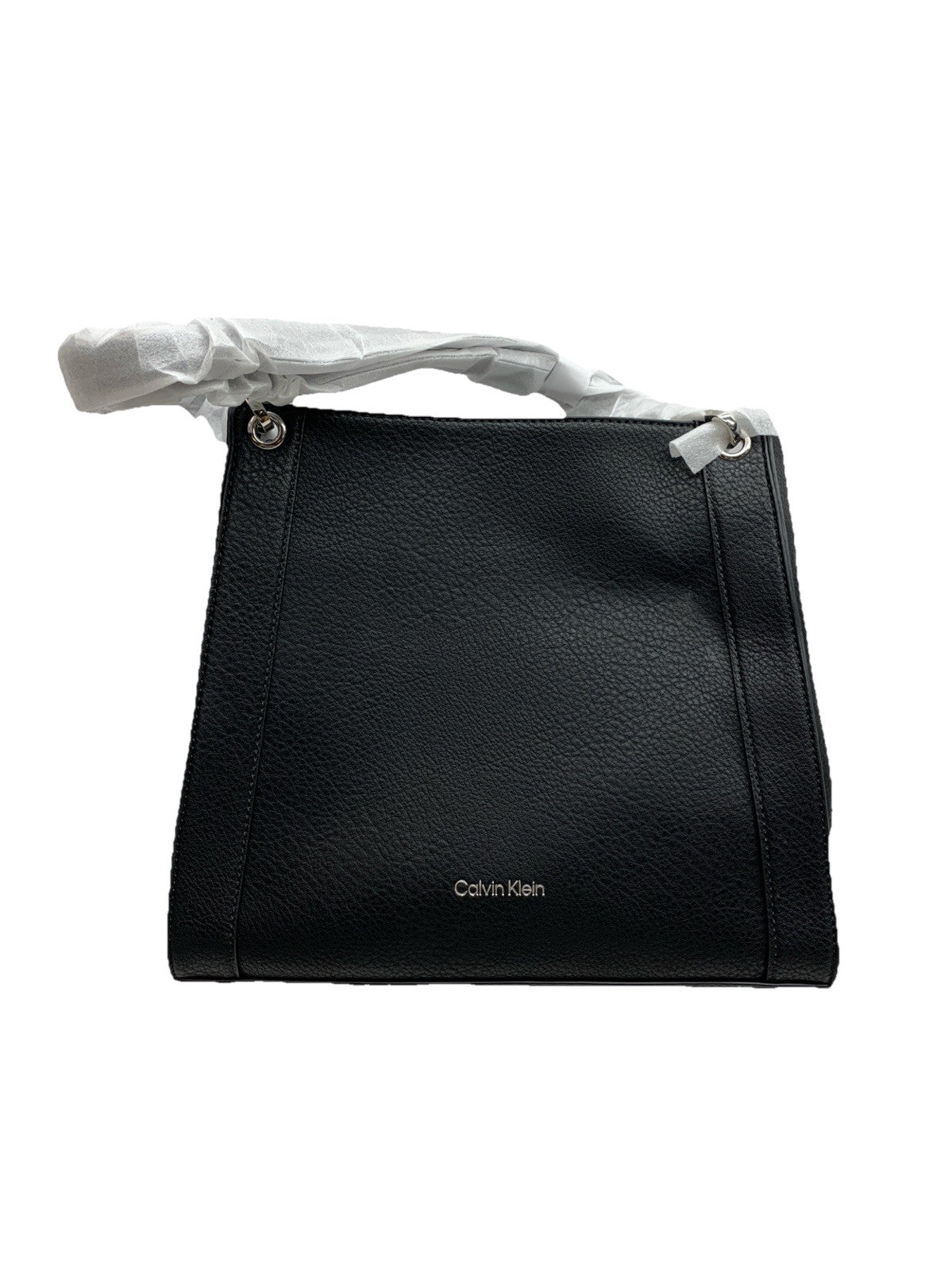 Calvin Klein Garnet Reyna Novelty Triple Compartment Shoulder Bag Black H1JADDY2