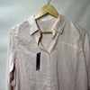 Huk Women's Standard Tide Point Long Sleeve Collared Fishing Shirt Pink Medium