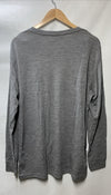 Lapasa 100% Merino Wool Shirt Base Layer Lightweight Thermal Top LS Gray XL
