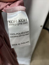 KOH KOH Womens Long Semi-Formal Short Sleeve V-Neck Full Floor Length Size 2XL