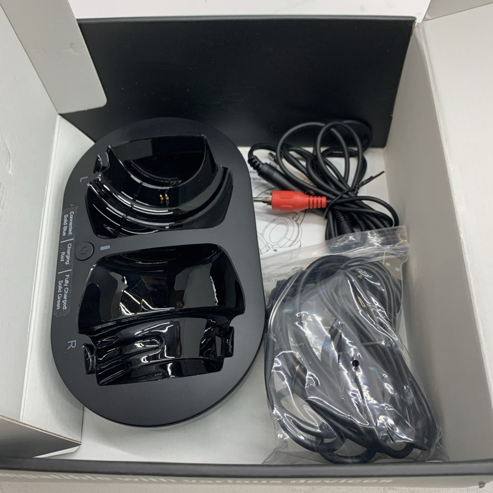 Wireless Headphones Black 4 TV Watching TV with Low Latency & Transmitter Base