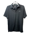 Under Armour Men's Play Off Heather Polo Shirt HeatGear Top 1351131 Black Size S