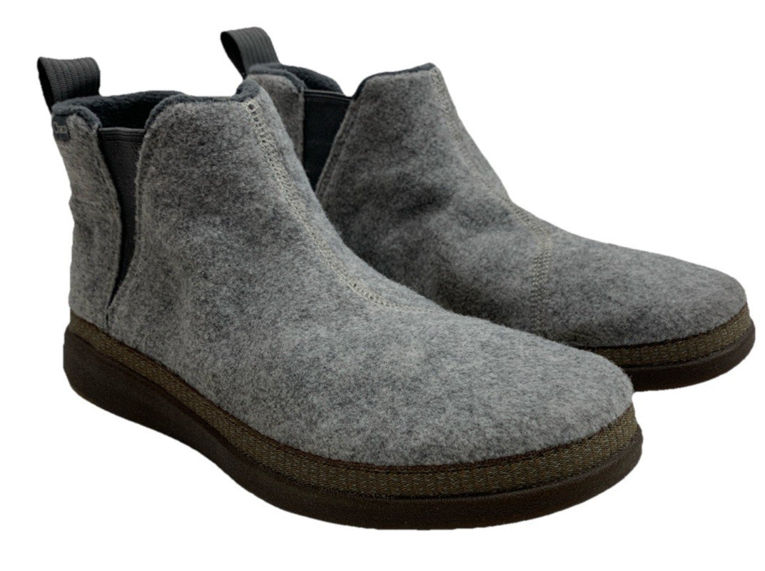 Chaco Revel Men's Chelsea V-Gore Size 8 Slip-On Winter Boots Gray JCH107497