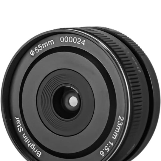 23mm F5.6 Full Frame Pancake Street Human Photography Manual Focus DSLR Mirrorle