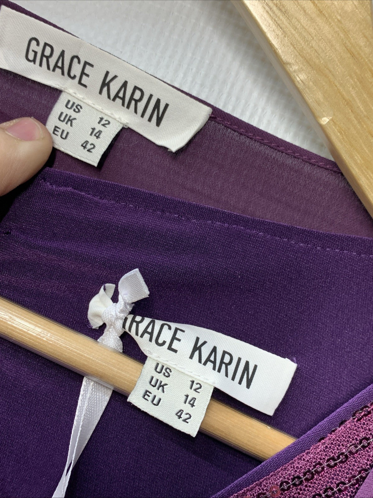 GRACE KARIN 2024 Women's Two Piece Sequin Dress with Jacket Size 12, Purple