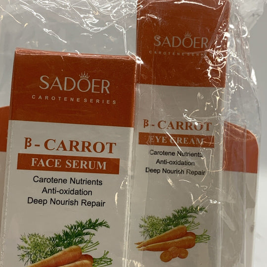 SADOERCAROTENE SERIESB B-CARROT Cleanser, Lip Balm, Serum Eye Cream Organic