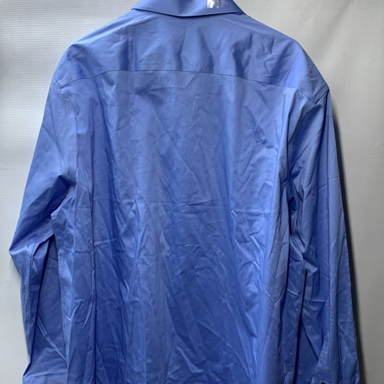 Van Heusen Dress Shirt Mens Flex Collar Regular Fit Blue Size 2XL 18-18.5 34/35