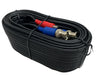 Genuine OEM Lorex Premium 4k Rg59/Power BNC Cable 60 Feet Siamese Cable Black