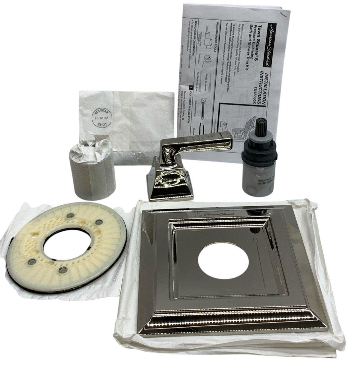 American Standard TU455500.013 Town Square S Valve Only Trim Kit Polished Nickel