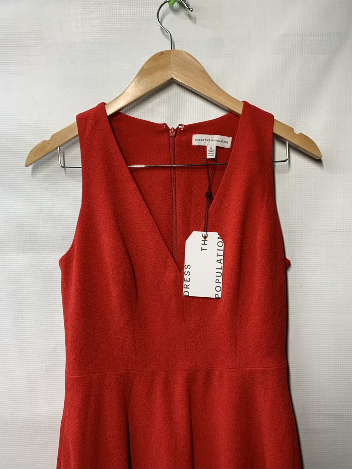 Dress the Population Women's Catalina Electric Dress Medium Sleeveless V-neck