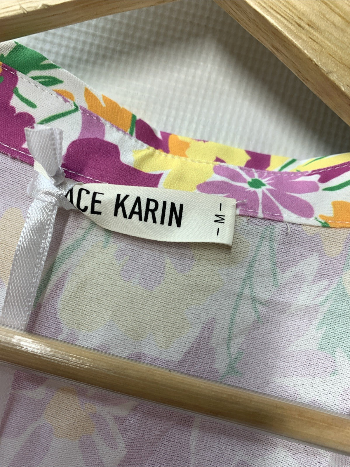 GRACE KARIN Women's Boho Tie Belt Short Puff Sleeve A Line Maxi Dress Size Med