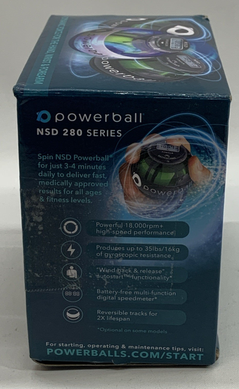 Powerball 280 Classic Green NSD 280 Series Strengthening Rehabilitation Injury P